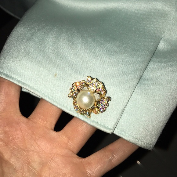 Vintage Victor Costa by Nahdree Satin Suit - Picture 5 of 5